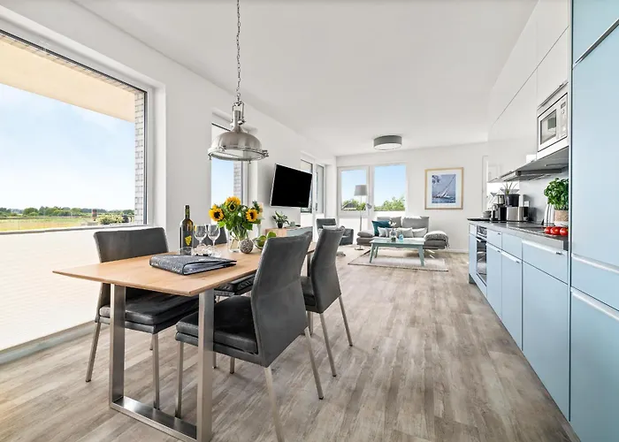 Beachterraceone - Eg, Meerblick, Terrasse, Kamin, Sauna