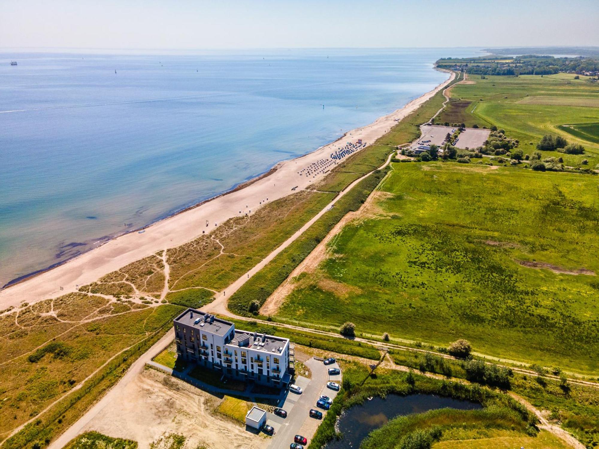 Beachterraceone - Eg, Meerblick, Terrasse, Kamin, Sauna Olpenitz