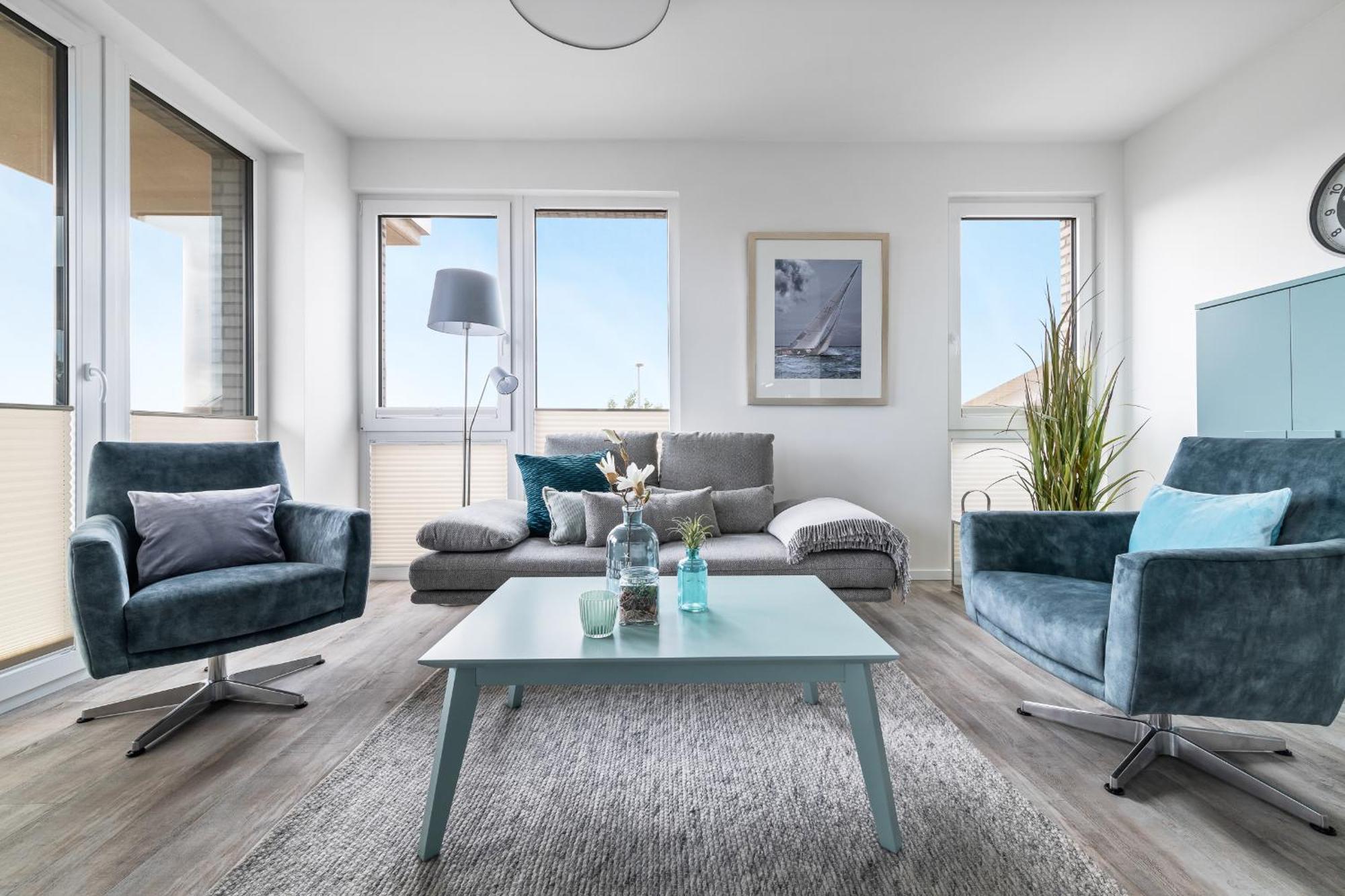 Beachterraceone - Eg, Meerblick, Terrasse, Kamin, Sauna * Olpenitz